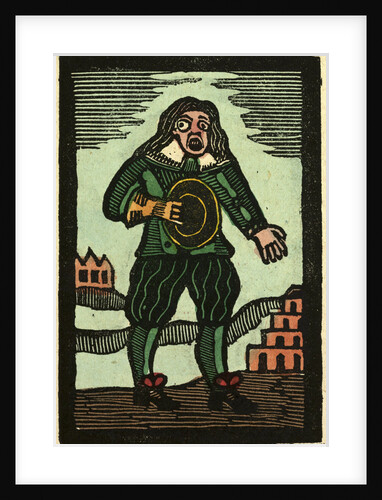 Illustration of English Tales Folk Tales and Ballads. A Men Dressed in Green with a Large Eye by Anonymous