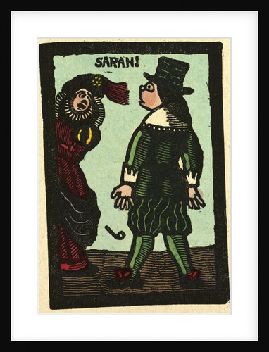 Illustration of English Tales Folk Tales and Ballads. Sarah with a Man. A Pipe Falling on the Floor. by Anonymous