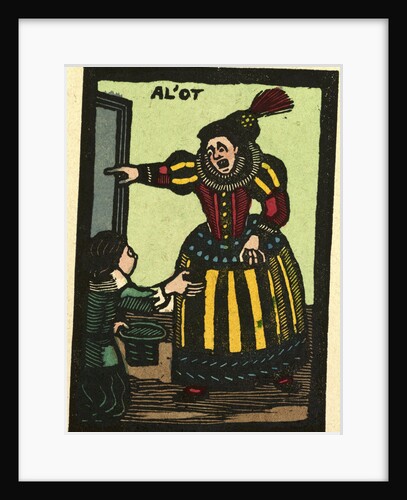 Illustration of English Tales Folk Tales and Ballads. Woman with a Beggar. by Anonymous