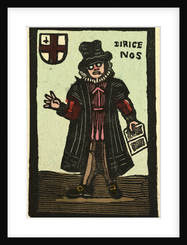 Illustration of English Tales Folk Tales and Ballads. A Man with a Book. by Anonymous