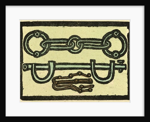 Illustration of English Tales Folk Tales and Ballads. Handcuffs. by Anonymous
