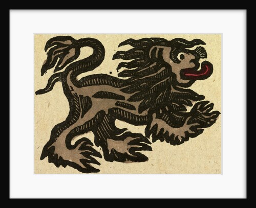 Illustration of English Tales Folk Tales and Ballads. Lion by Anonymous