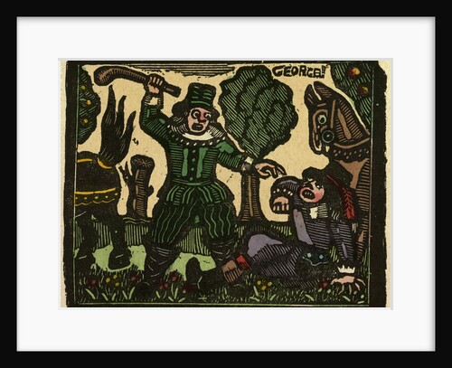 Illustration of English Tales Folk Tales and Ballads. George. Two Men and Two Horses. by Anonymous