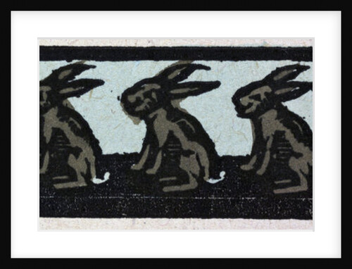 Illustration of English Tales Folk Tales and Ballads. The Seven Hares. Ornament by Anonymous
