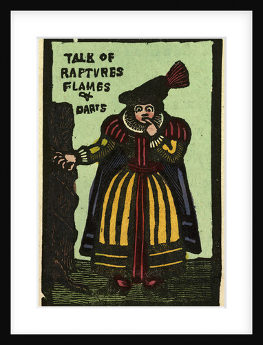 Illustration of English Tales Folk Tales and Ballads. A Woman. Talk of Flames and Darts by Anonymous