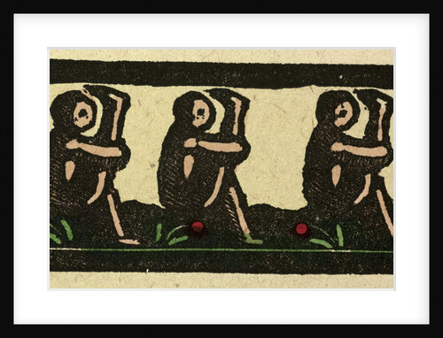 Illustration of English Tales Folk Tales and Ballads. Five Acrobats in a Row by Anonymous