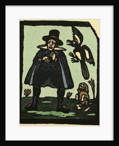 Illustration of English Tales Folk Tales and Ballads. A Man Afraid of a Magpie by Anonymous