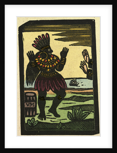 Illustration of English Tales Folk Tales and Ballads. A Person Wearing a Traditional Dress by Anonymous