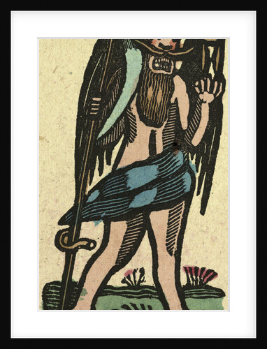 Illustration of English Tales Folk Tales and Ballads. A Man with a Scythe by Anonymous