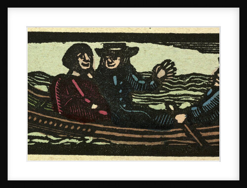Illustration of English Tales Folk Tales and Ballads. Rowing the Boat by Anonymous