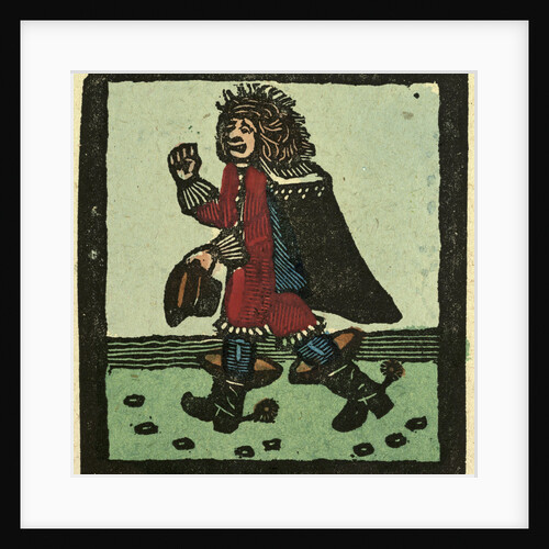 Illustration of English Tales Folk Tales and Ballads. A Man Dressed in Red Going for a Walk by Anonymous