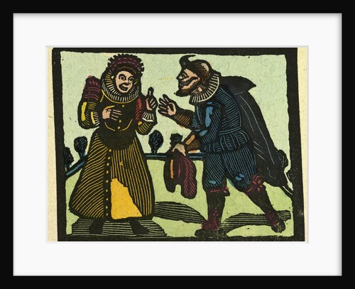 Illustration of English Tales Folk Tales and Ballads. A Discussion Between a Man and a Woman by Anonymous
