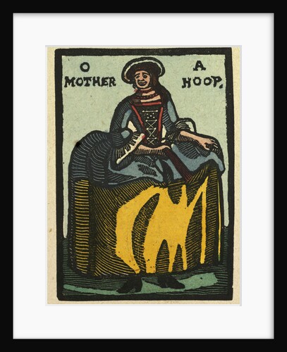 Illustration of English Tales Folk Tales and Ballads. A Woman with a Hoop Skirt by Anonymous