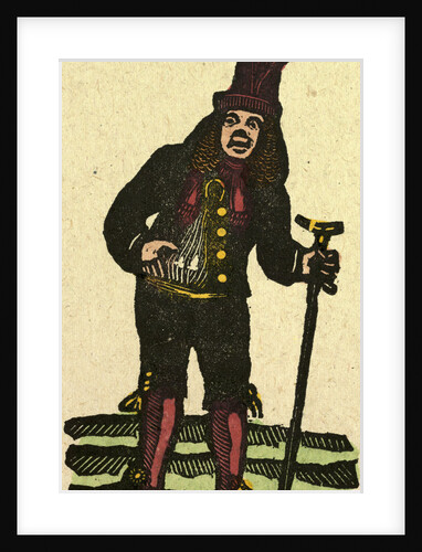 Illustration of English Tales Folk Tales and Ballads. A Man with a Walking Stick by Anonymous