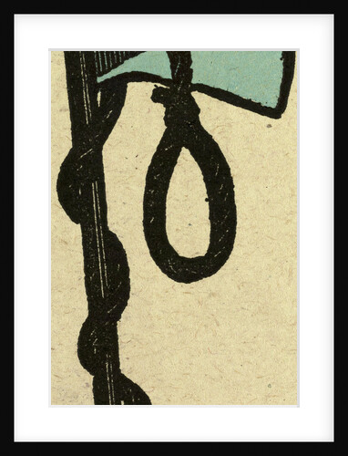 Illustration of English Tales Folk Tales and Ballads. An Axe with a Noose Coiled Around It by Anonymous