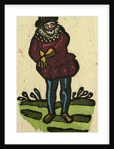 Illustration of English Tales Folk Tales and Ballads. A Man Wearing Colourful Clothes by Anonymous