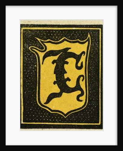 Illustration of English Tales Folk Tales and Ballads. A Coat of Arms Depicting the Letter C by Anonymous