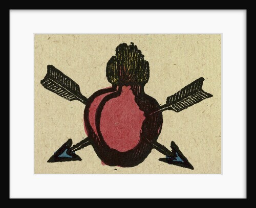 Illustration of English Tales Folk Tales and Ballads. A Heart Pierced by Two Arrows by Anonymous