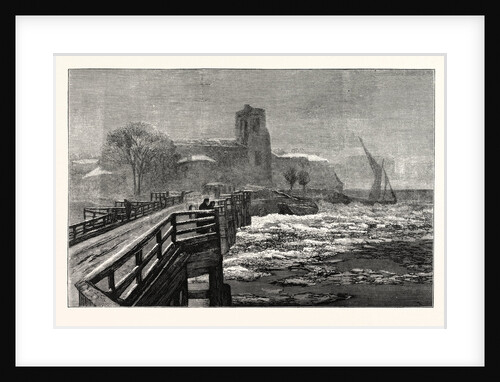 Putney Bridge, London, Christmas, 1879 by Anonymous