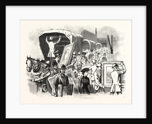 The Royal Academy: The Entrance from Burlington Gardens: Taking in at the West Gate, London by Anonymous