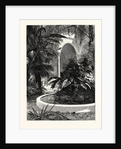 A Patio, or Central Courtyard, Seville, Spain by Anonymous