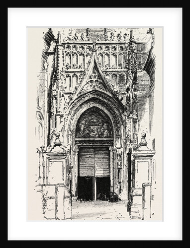Door of Seville Cathedral, Spain by Anonymous