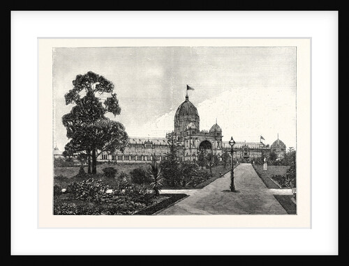 The Exhibition Buildings from the Gardens by Anonymous