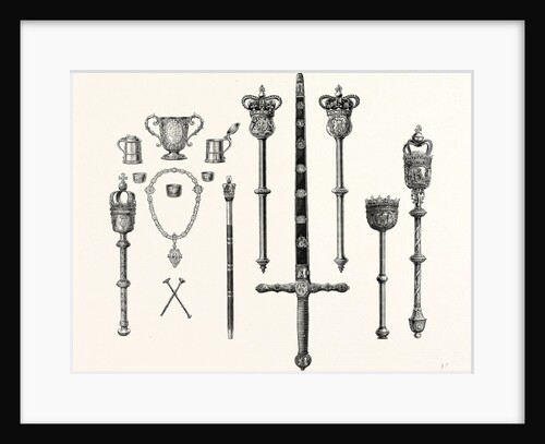 Corporation Plate and Insignia, Scarborough. Maces and Sword, Worcester. Maces, Warwick by Anonymous