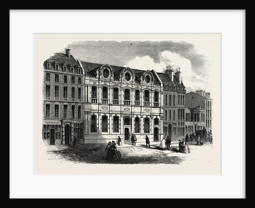 The New Façade of the School of Fine Arts Paris France by Anonymous