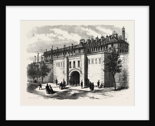 The Mazas Prison Paris France by Anonymous