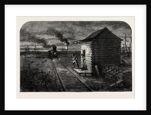 Railway Station in Georgia America by Anonymous