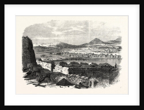 Gaeta: The Positions of the National Army Seen from the Batteries of the Citadel of Gaeta by Anonymous