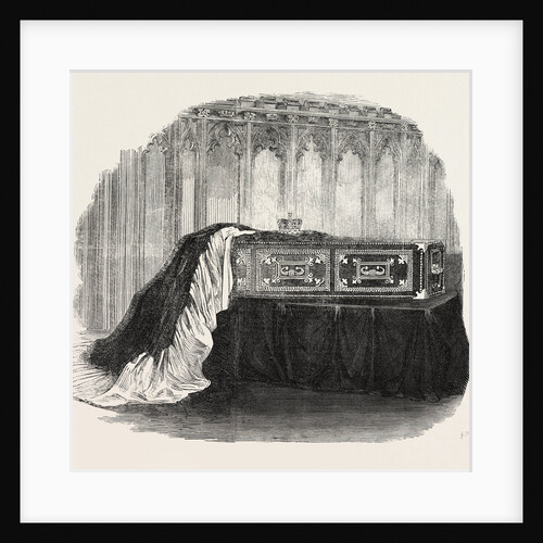 Coffin of Her Late Royal Highness the Duchess of Kent. by Anonymous