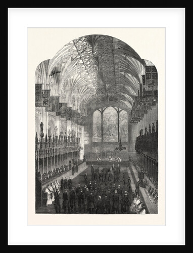 The Funeral of the Late Duchess of Kent: The Choir of St. George's Chapel by Anonymous