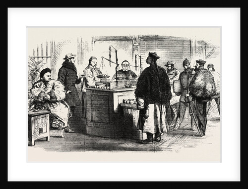 Weighing the Compensation Money Exacted from the Chinese for the Released British Prisoners by Anonymous