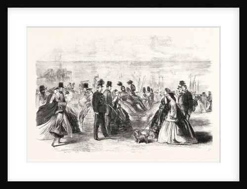 The Volunteer Sham Fight at Brighton on Easter Monday: Scene on the Parade at Brighton the Day Before the Review by Anonymous