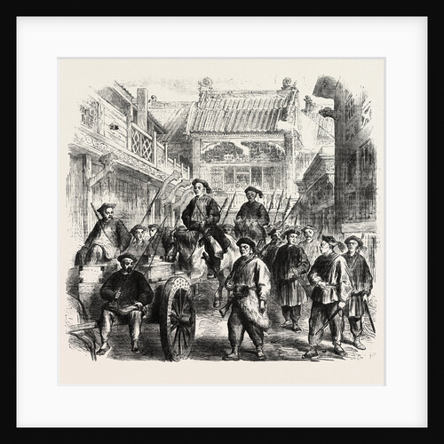 Arrival at Tien-Tsin of a Portion of the Chinese Indemnity Money Escorted by Chinese Troops by Anonymous