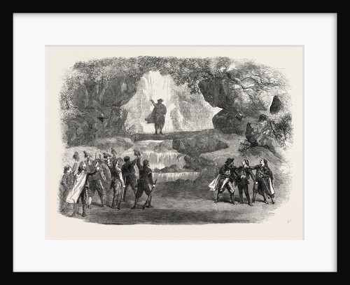The Cavern Scene from the Miller and His Men at the Haymarket Theatre London UK by Anonymous