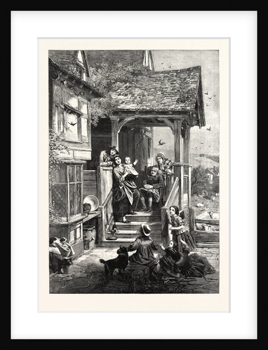 Spring the Return of the Swallows from a Drawing by A. Hunt by Anonymous