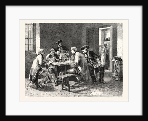 Soldiers Playing at Cards, from the French Exhibition by Anonymous