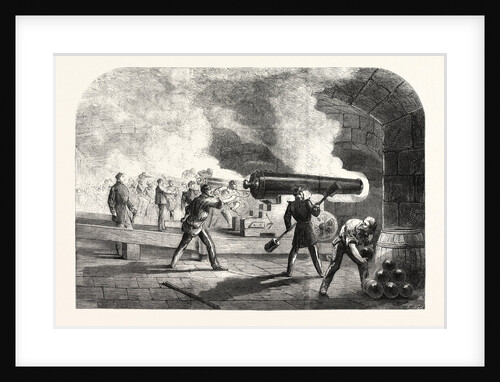 The Main Battery at Fort Sumter: Guns Bearing on Fort Moultrie and the Channel During the Action of Friday April 12 1861 by Anonymous