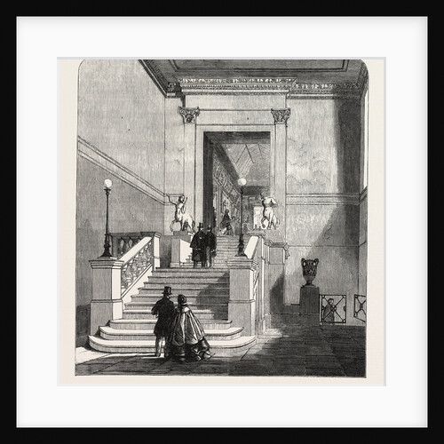 The New Staircase to the Royal Academy UK by Anonymous