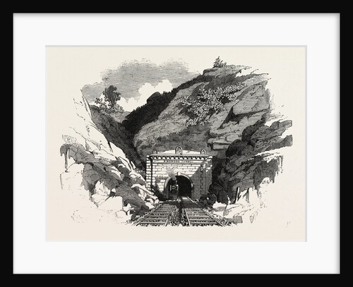 The Baltimore and Ohio Railway: Ringwood Tunnel, USA by Anonymous