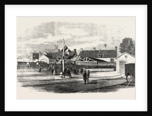 Opening of the Exeter and Exmouth Railway: Arrival of the First Train at Exmouth by Anonymous