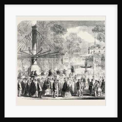 British Excursionists in the Champs Elysées: The Wooden Horses France by Anonymous