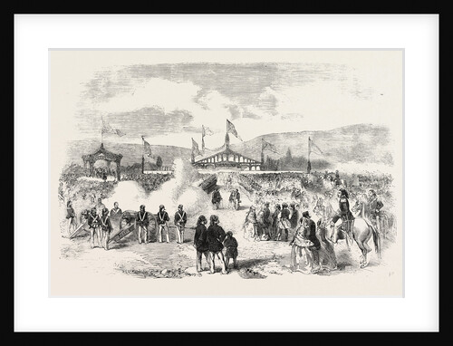 Commencement of the Smyrna and Aïdin Railway Turkey 1854 by Anonymous