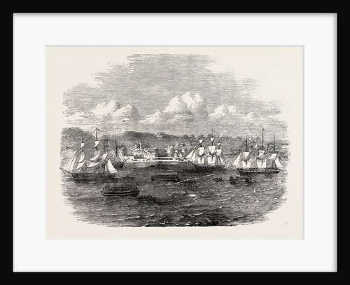Embarkation of the 13th or Prince Albert's Light Infantry at Port Elizabeth Algoa Bay by Anonymous