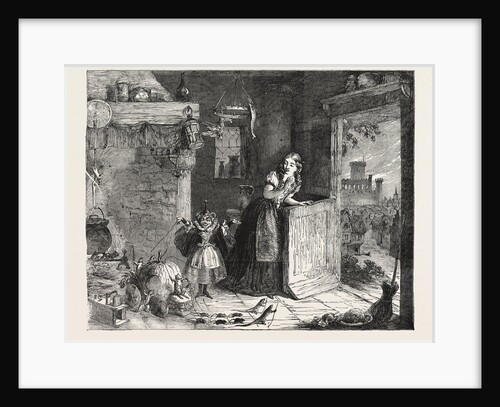 Cinderella, from the Exhibition of the Royal Academy 1854 by Anonymous
