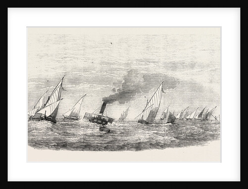 Vessels Passing the Bar at the Rosetta Mouth of the Nile by Anonymous