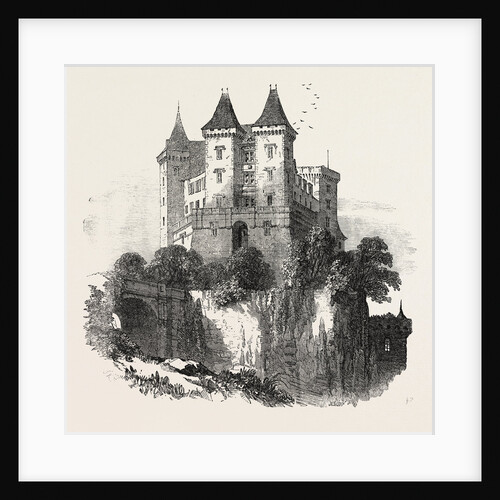 The Chateau at Pau France 1854 by Anonymous